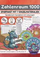 Vorschau - Unterrichtsreihen - Materialpaket: Zahlenraum 1000 kennenlernen – Arbeitsblätter & Übungen für die 3. Klasse - Deckblatt