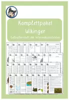 Vorschau - Arbeitsblätter - Materialpaket Wikinger - Selbstlernheft mit Informationstexten, auch in digitaler Form verfügbar. - Deckblatt