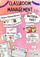 Vorschau - Arbeitsblätter - Classroom Management / Grundeinrichtung Klassenzimmer / Rituale - MATERIALPAKET - Deckblatt