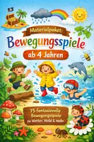 Vorschau - Spiele - Materialpaket: Bewegungsspiele ab 4 Jahren - Deckblatt