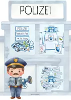 Vorschau - Unterrichtsreihen - Materialpaket POLIZEI - Deckblatt