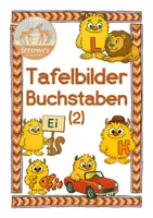 Vorschau - Arbeitsblätter - Materialpaket Tafelbilder Buchstaben 2 - Deckblatt