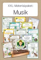Vorschau - Stundenentwürfe - XXL Materialpaket: Musik (Klasse 1-4) - Deckblatt