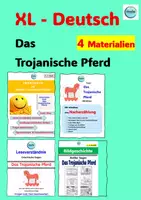 Vorschau - Unterrichtsreihen - XL PAKET: Das Trojanisches Pferd (4 Materialien) - Deckblatt