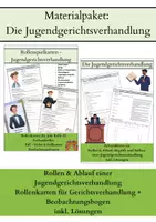 Vorschau - Arbeitsblätter - Materialpaket - Die Jugendgerichtsverhandlung - Deckblatt