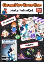 Vorschau - Arbeitsblätter - Gewaltprävention Materialpaket: Cybermobbing, Kommunikation & Konfliktlösungsstrategien - Deckblatt