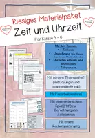 Vorschau - Unterrichtsreihen - Materialpaket - Uhrzeit und Zeit - Deckblatt