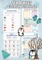 Vorschau - Arbeitsblätter - Materialpaket - les vacances de Noël - Deckblatt