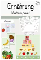 Vorschau - Arbeitsblätter - Gesunde Ernährung Materialpaket - Deckblatt
