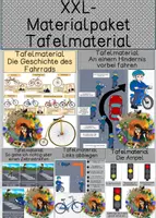 Vorschau - Poster - XXL - Materialpaket Tafelmaterial Radfahren und Verkehr - Deckblatt