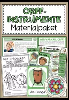 Vorschau - Arbeitsblätter - ORFF-INSTRUMENTE – Materialpaket - Deckblatt