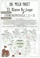 Vorschau - Unterrichtsreihen - Stoffwechselphysiologie I, II + III: Fotosynthese, Zellatmung, Gärungen, Enzyme | Biologie 13 | komplette Unterrichtsreihe XXL Paket | sofort einsetzbar - Deckblatt