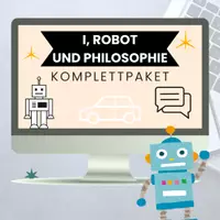 Vorschau - Arbeitsblätter - KOMPLETTPAKET "I, Robot" - Deckblatt