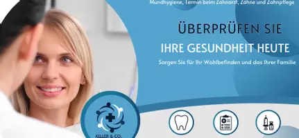 Vorschau - Arbeitsblätter - Beim Zahnarzt / Termin, Besuch und Zahnpflege Video und Arbeitsblätter in pdf-Datei. B1-B2 - Deckblatt