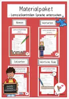 Vorschau - Test - Materialpaket - Lernzielkontrollen Sprache untersuchen - Deckblatt