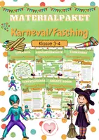 Vorschau - Arbeitsblätter - Materialpaket "Karneval/Fasching" (Klasse 3-4) - Deckblatt