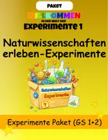 Vorschau - Arbeitsblätter - Experimente-Paket Naturwissenschaften – Beobachten, Forschen & Verstehen - Deckblatt