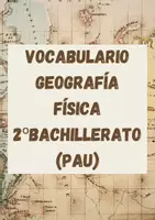 Vista previa - Unidades / Secuencias / Situaciones de Aprendizaje - Vocabulario Geografía Física (PAU) - Portada