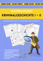 Vorschau - Stundenentwürfe - Materialpaket Kriminalgeschichte / verschiedene Übungen! - Deckblatt