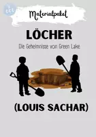 Vorschau - Arbeitsblätter - Materialpaket "Löcher" Louis Sachar - Deckblatt