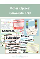 Vorschau - Arbeitsblätter - Materialpaket Gemeinde HSU - Deckblatt