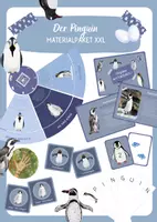 Vorschau - Stationenlernen - Der Pinguin - Materialpaket XXL - Deckblatt
