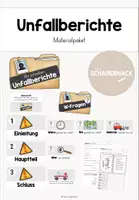 Vorschau - Unterrichtsreihen - Unfallbericht - Materialpaket - Deckblatt