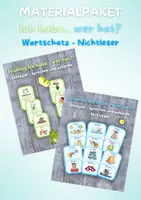 Vorschau - Spiele - 🌷🌞🐬 BUNDLE Sprachspiel Ich habe... wer hat...? Nichtleser Wortschatz Materialpaket DaZ - Deckblatt