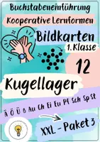 Vorschau - Fördermaterial/Inklusion - Buchstabeneinführungen - Kugellager - XXL Paket 3 - Deckblatt