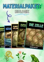 Vorschau - Unterrichtsreihen - Materialpaket: Biologie 6. Klasse (Komplette Unterrichtsreihe) - Deckblatt