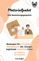 Vorschau - Stundenentwürfe - Materialpaket "Skill: Bewerbungsgespräch" - Deutsch / Arbeitslehre - VOLLSTÄNDIG - Deckblatt