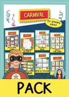 Vista previa - Hojas de trabajo - Carnival – Pack de Materiales de Carnaval para Inglés en Primaria - Portada