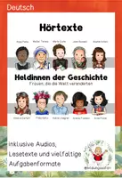 Vorschau - Arbeitsblätter - Materialpaket: Heldinnen der Geschichte - Hörverstehen - Deckblatt