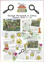 Vorschau - Arbeitsblätter - Frühling: XXL Sparpaket Wimmelspaß (Lesen & Schreiben) - Deutsch - Kl. 1-4 - Deckblatt
