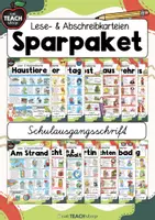 Vorschau - Arbeitsblätter - Gesamtpaket - Alle Lese- & Abschreibkarteien in Schulausgangsschrift - Deckblatt