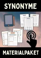 Vorschau - Arbeitsblätter - SYNONYME - Bundle / Materialpaket - Deckblatt