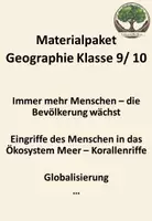 Vorschau - Spiele - Materialpaket Geographie Klasse 9/ 10 - Deckblatt