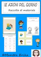 anteprima - Esercizi - "Le azioni del giorno" Raccolta di materiali - Pagina di copertina