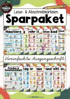 Vorschau - Arbeitsblätter - Gesamtpaket - Alle Abschreibkarteien Vereinfachte Ausgangsschrift - Deckblatt