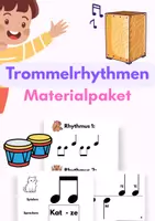 Vorschau - Unterrichtsreihen - Trommelrhythmen für Grundschulkinder: Materialpaket - Deckblatt