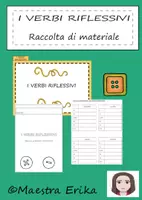 anteprima - Esercizi - "I verbi riflessivi" Raccolta di materiali - Pagina di copertina