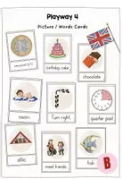 Vorschau - Merkblätter - Picture/Word Cards (Playway 4) - Materialpaket - Deckblatt