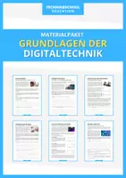 Vorschau - Arbeitsblätter - Technik - Grundlagen der Digitaltechnik - Materialpaket - Deckblatt