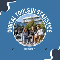 Vorschau - Unterrichtsreihen - Digital Tools in Statistics – Complete Teaching Bundle | Bilingualer Mathe-Unterricht | Bundle - Deckblatt