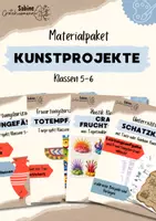 Vorschau - Unterrichtsreihen - Materialpaket Projekte Kunst Klasse 5 und Klasse 6 - Deckblatt