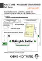 Vorschau - Spiele - Materialpaket - Elektrophile Addition von Chlorwasserstoff an Ethin - Bildung von Vinylchlorid - Deckblatt