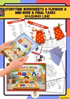 anteprima - Esercizi - Clothes Line: Storytime Worksheets & flipbook & mini book & Final Tasks - Pagina di copertina