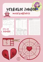 Vorschau - Arbeitsblätter - Verliebte Zahlen - Mathe - 1. Klasse - Materialpaket - Deckblatt