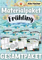 Vorschau - Arbeitsblätter - Materialpaket: Frühling | Alle Fächer - Gesamtpaket - Deckblatt