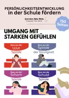 Vorschau - Arbeitsblätter - Beratung - Umgang mit starken Gefühlen - Deckblatt